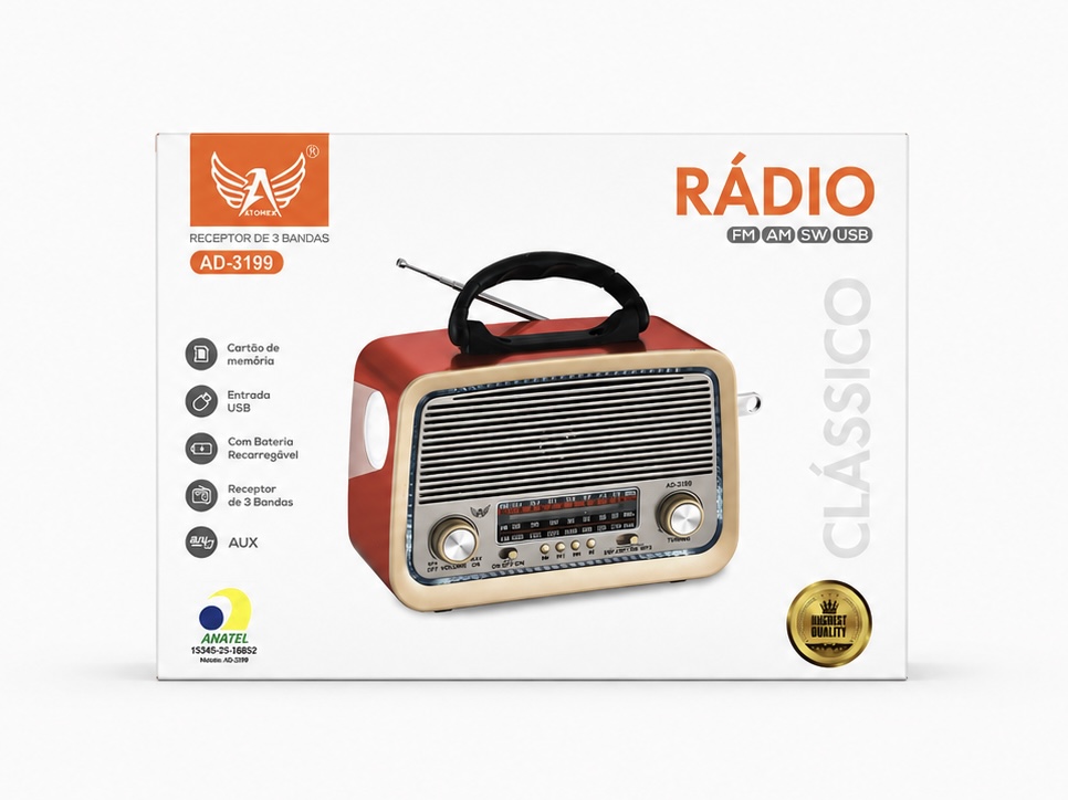 Rádio Retrô AD-3199