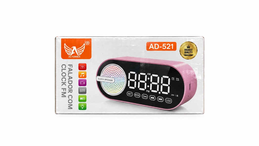 Rádio Relógio Ltomex Ad-521