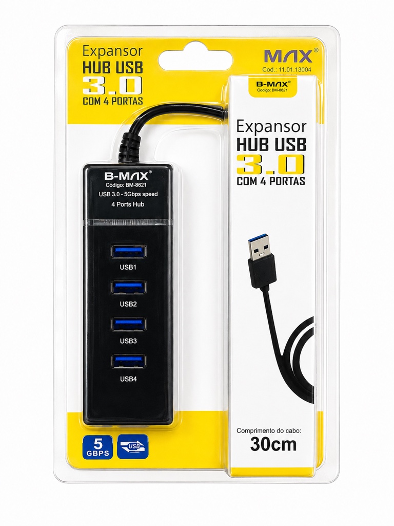 Hub USB 4 portas BM-8621