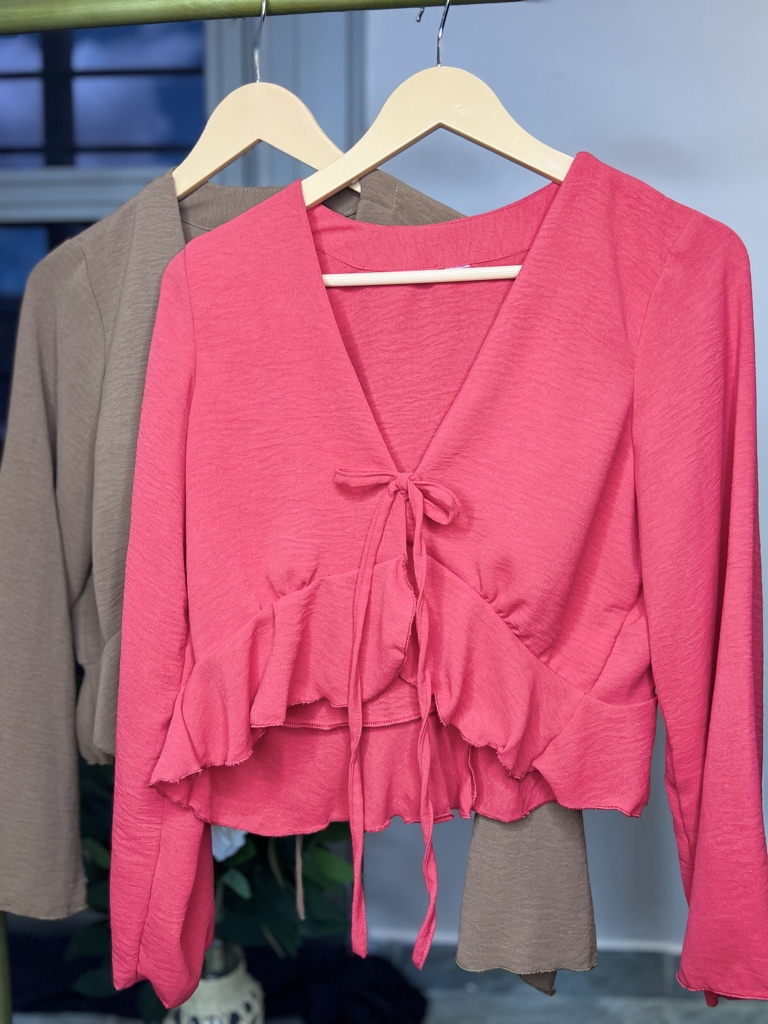 Blusa amarrada