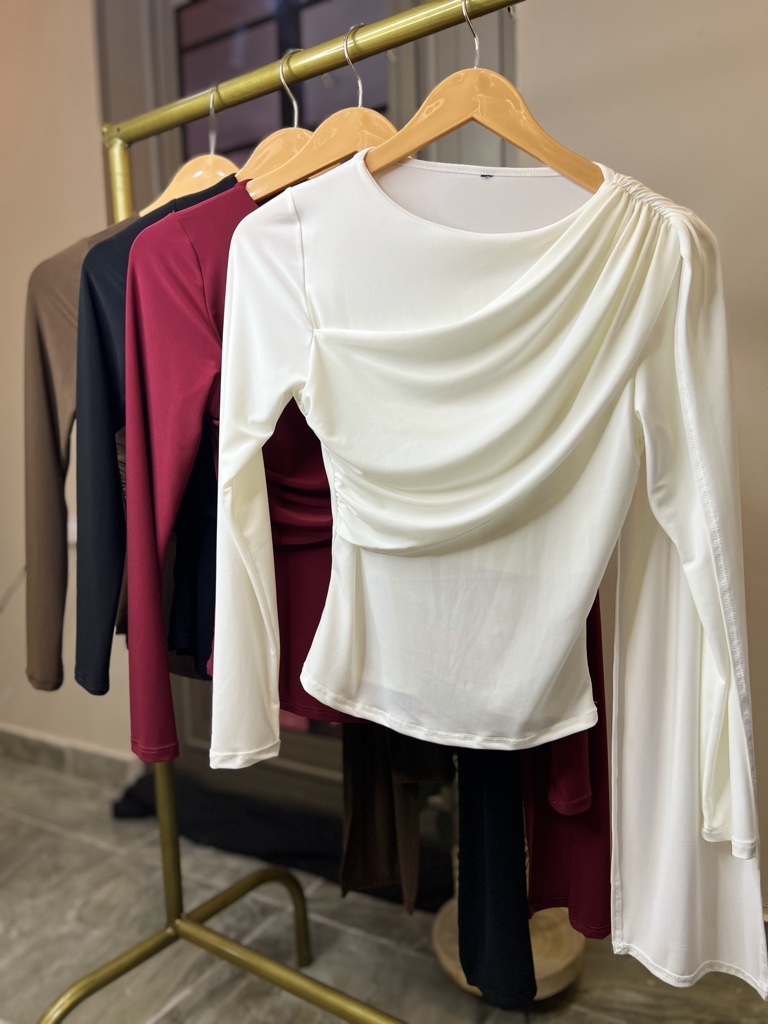 Blusa elegante manga larga