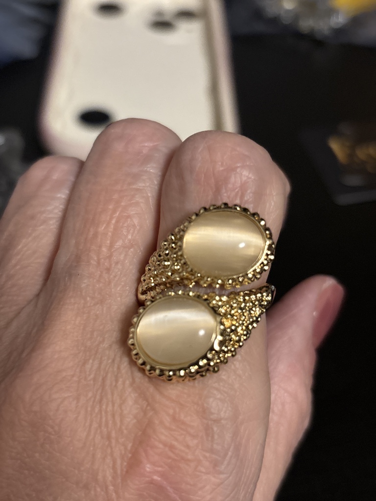 Anel olho de gato 18k
