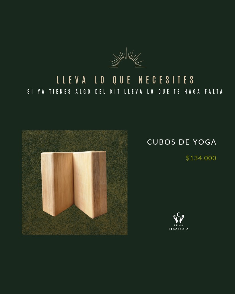 Cubos en Madera de Yoga