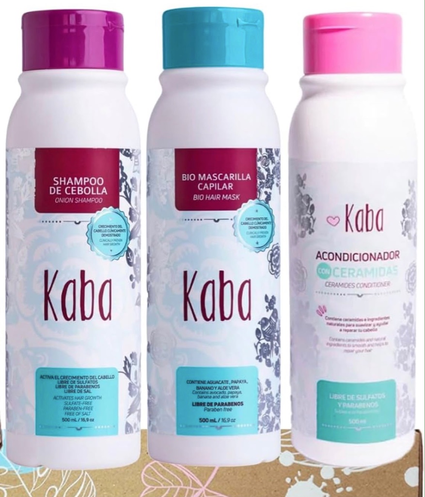 Kaba Shampoo/Acondicionador/Biomascarilla