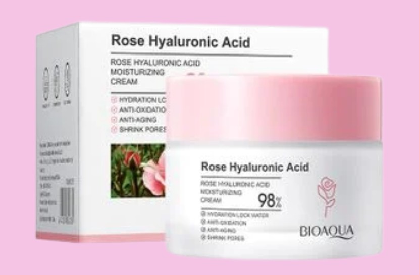CREMA DE ACIDO HYALURONICO Y ROSAS