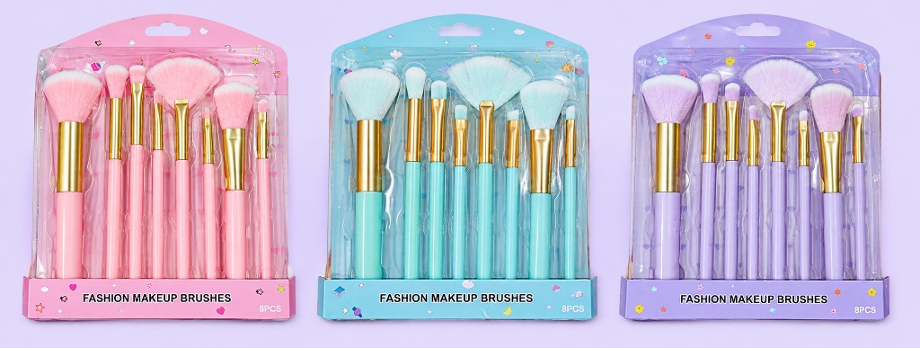 Kit de brochas X8 PCS Fashion Makeup