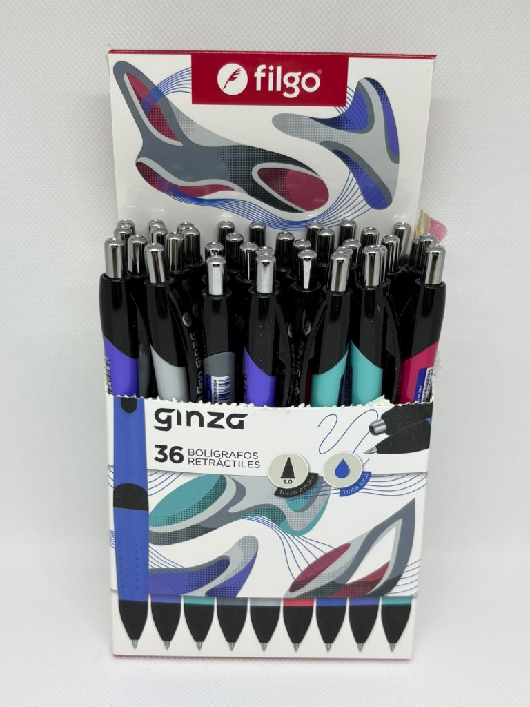 Bolígrafo Filgo Ginza Retráctil Azul