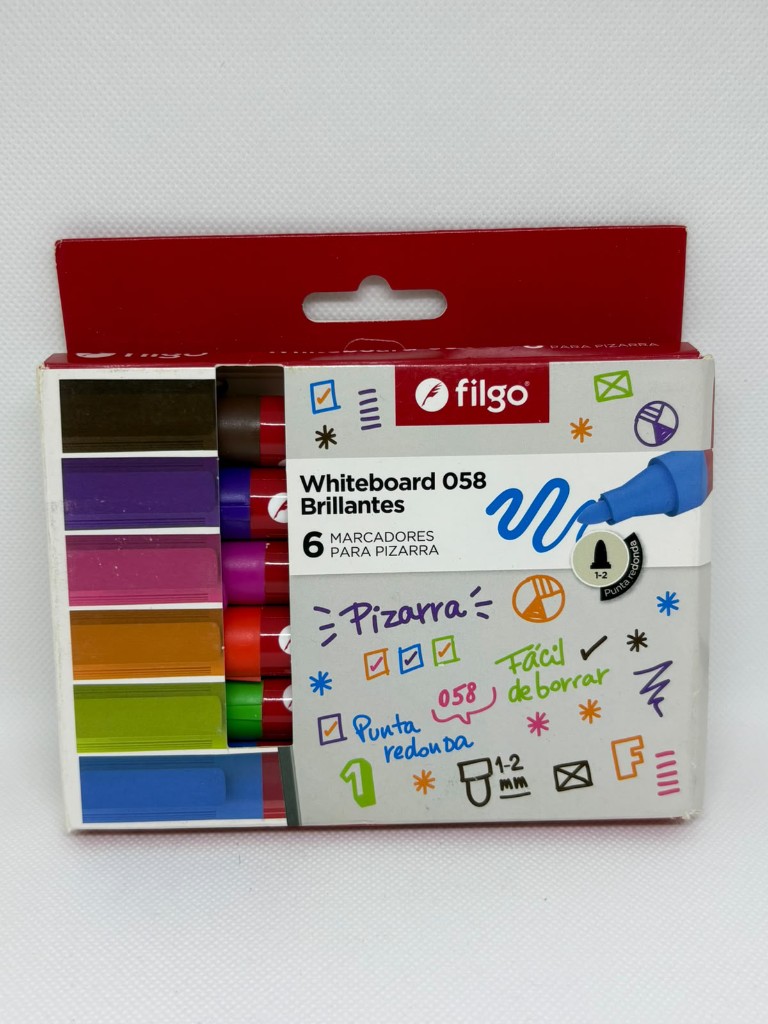 Marcador para Pizarra Filgo x 6 u. Surtidos