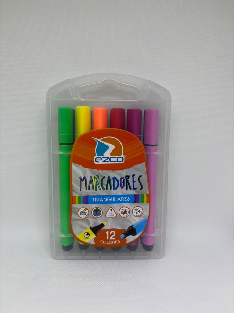 Marcador Ezco x 12 u.