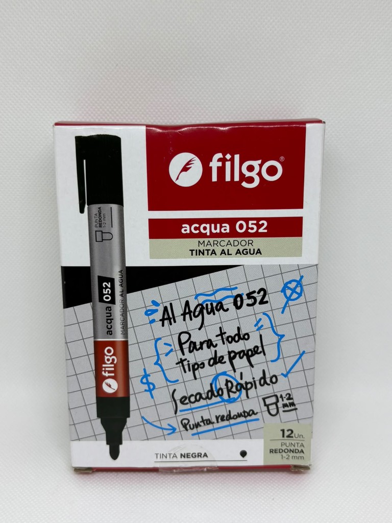 Marcador al Agua Filgo Negro