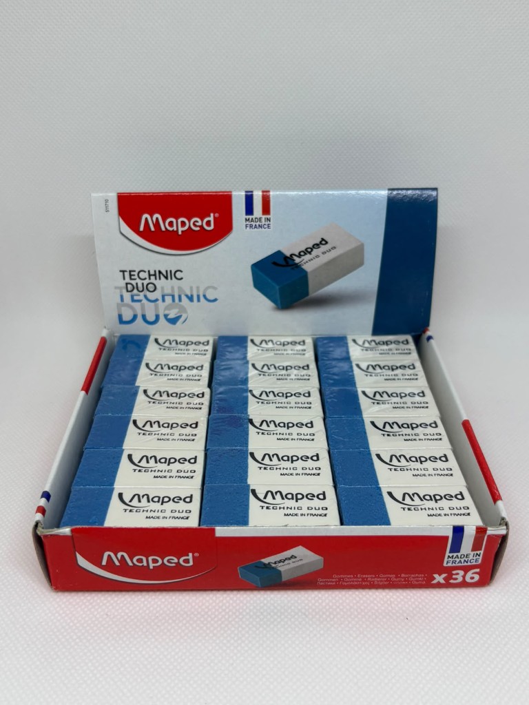 Goma de Borrar Maped Dúo - Tinta/Lápiz