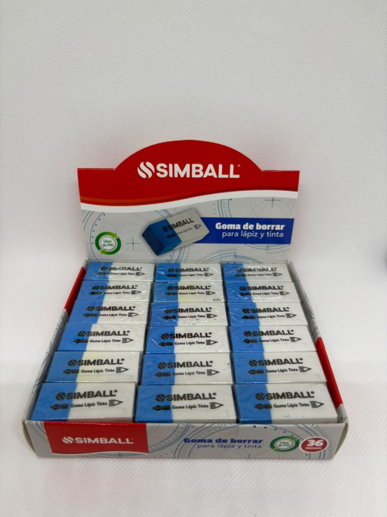 Goma de Borrar Simball Dúo - Tinta/Lápiz