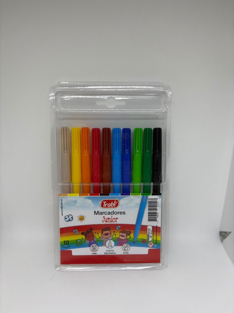 Marcador Escolar Trabi x 10 u.