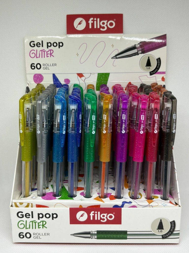 Bolígrafo Gel con Brillo Filgo