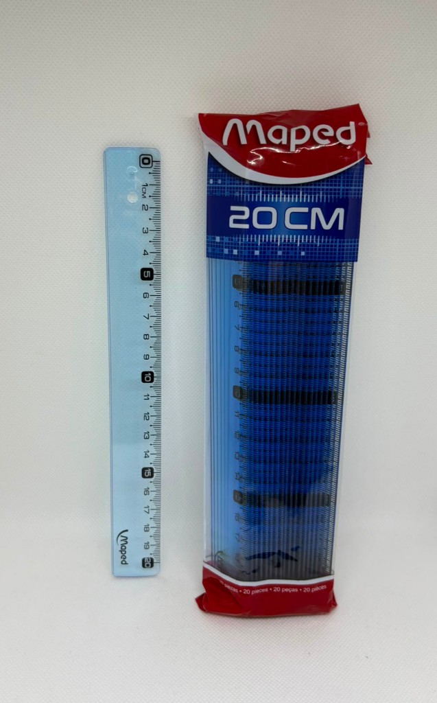 Regla Maped 20 cm Azul