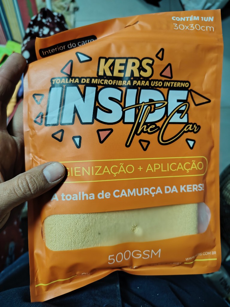 Kers Inside The Car toalla microfibra naranja