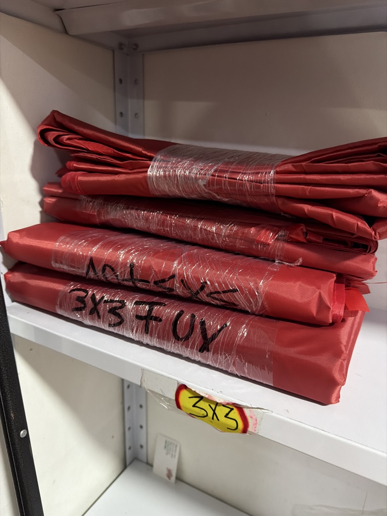 LONA ROJA 3x3 Filtro UV