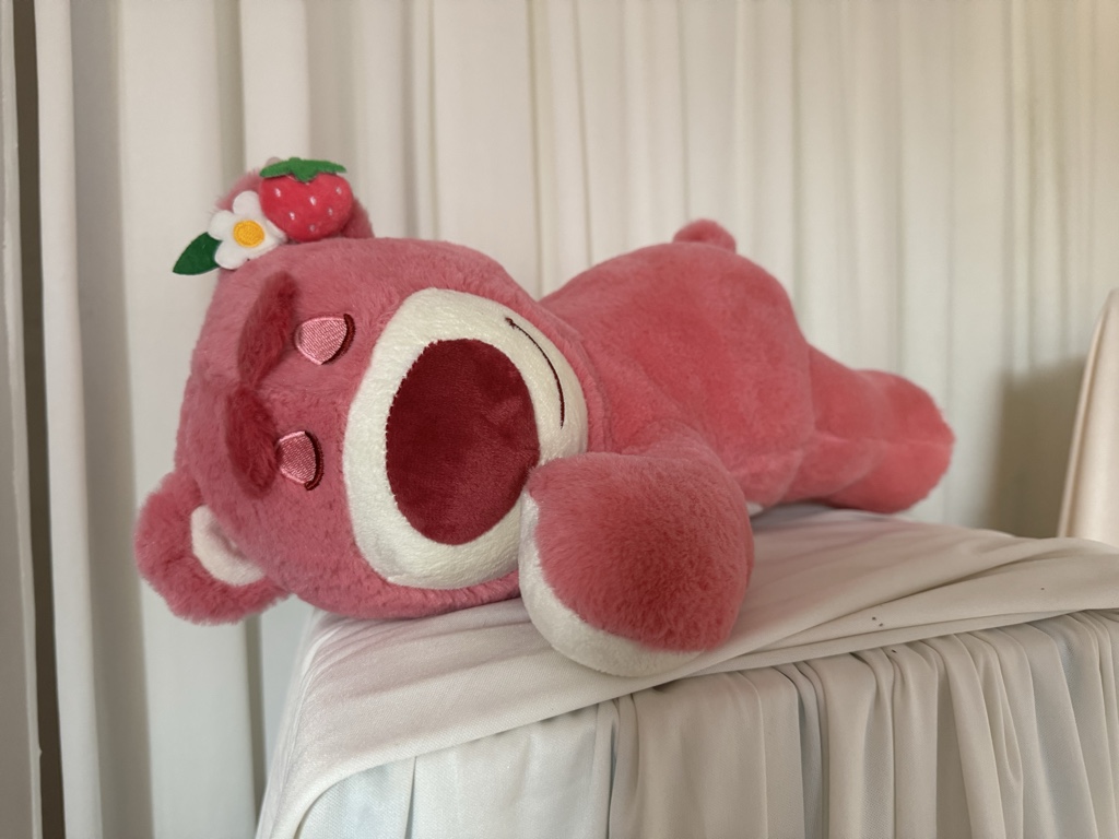 PELUCHE ROSADO FRESA