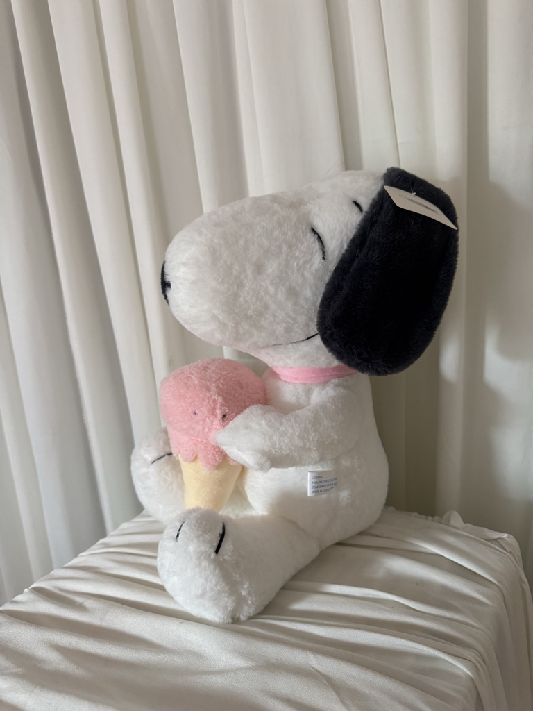 SNOOPY CON HELADO