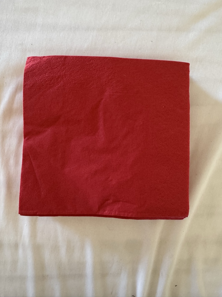 SERVILLETAS ROJAS