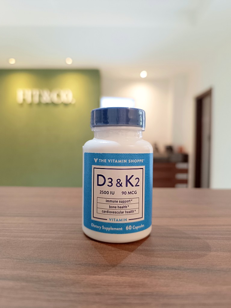 D3 2500 UI & K2 90mcg 60 capsulas