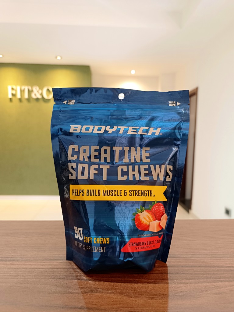 Creatina masticable frutilla 90 maticables