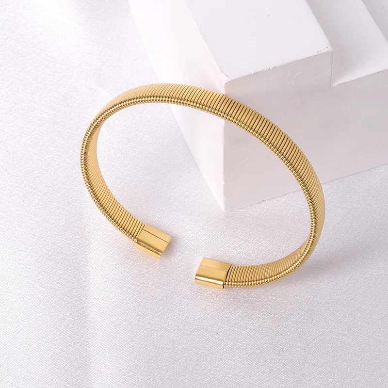 Brasalette de dama ajustable acero inoxidable