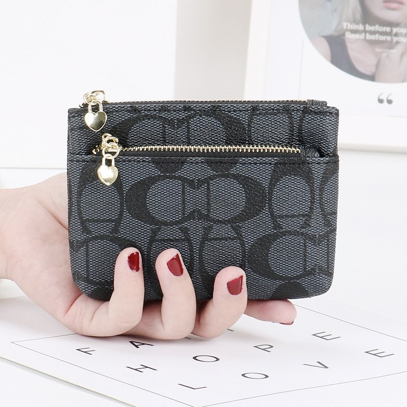 Monedero de dama  coach negro