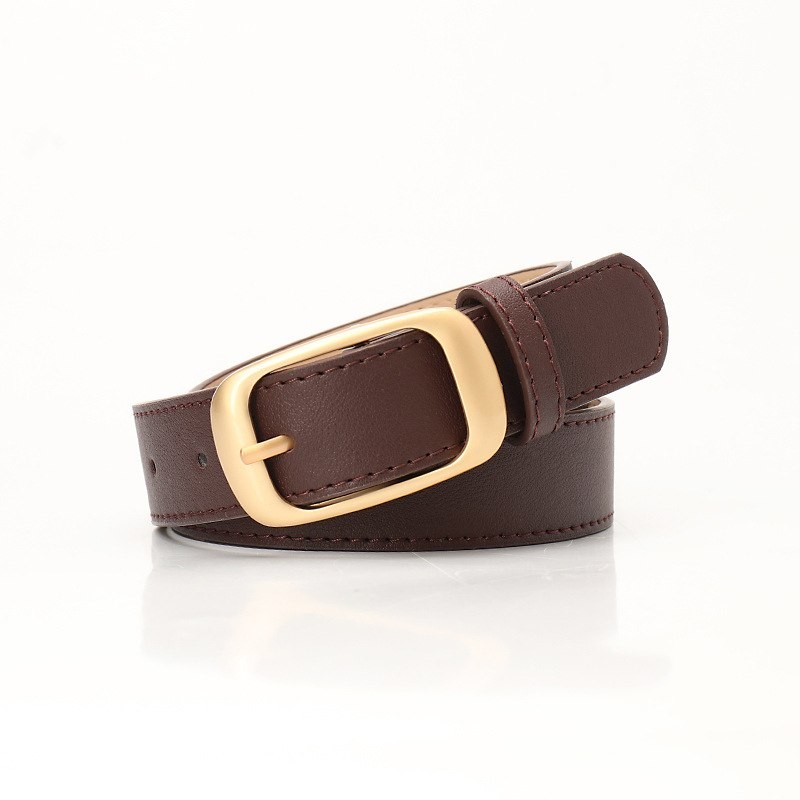 Cinturon de dama casual color marrón