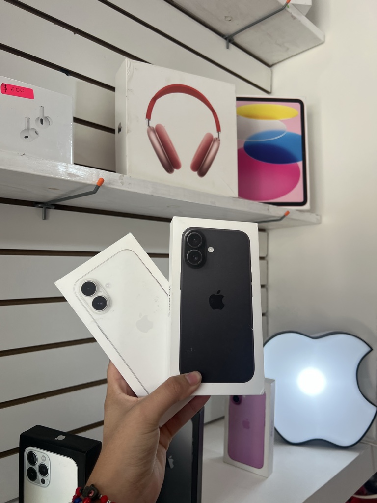 iPhone negro y blanco
