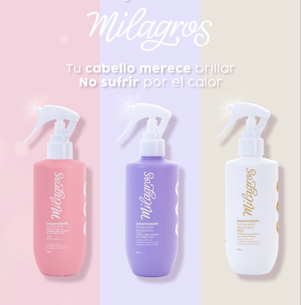 DESENRREDANTE TERMOPROTECTOR MILAGROS X 250 ML