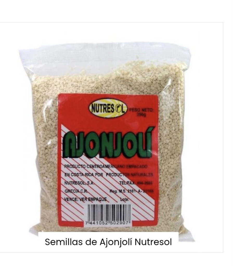 Semilla de Ajonjolí blanco250g