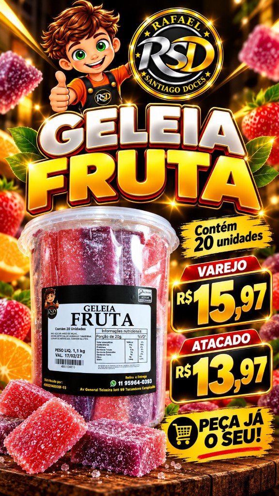 a.Gel,Fruta 20un