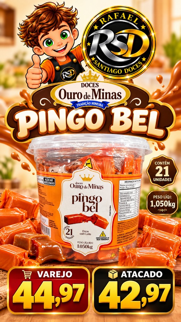 L.Ouro de Minas Pingo Bel 21un