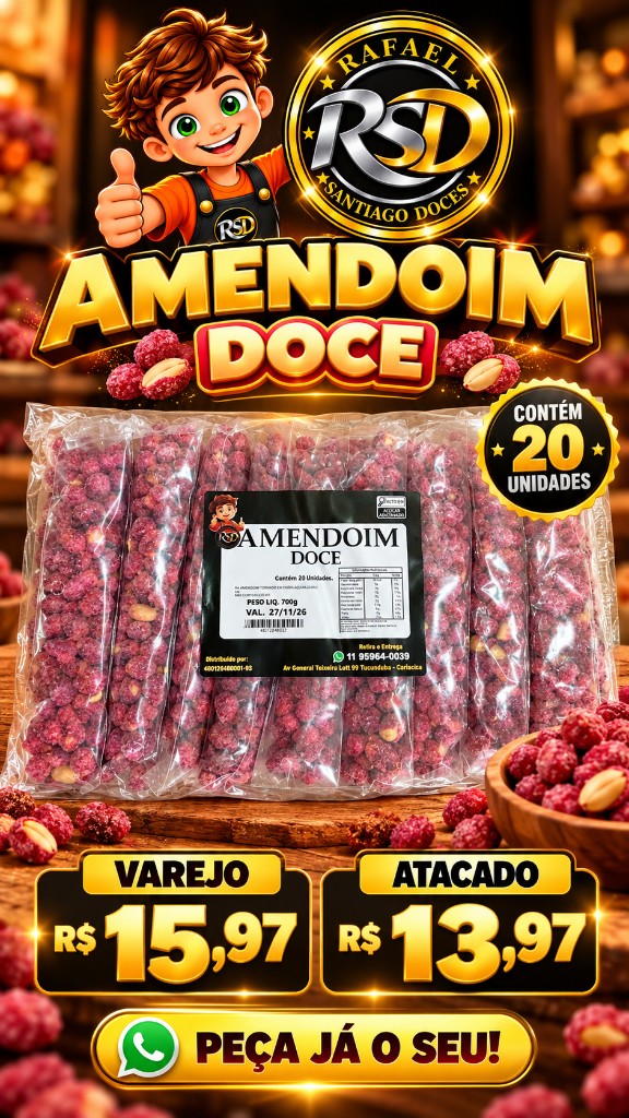 Amendoim Doce 20x35g