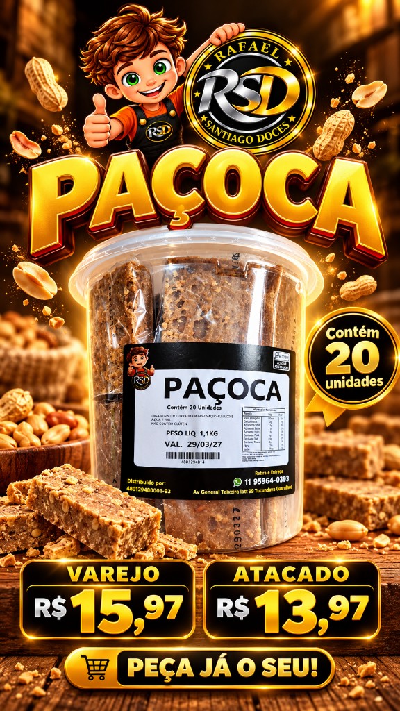 a.Paçoca Caseira 20un