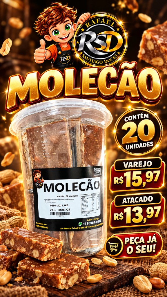 a.MOLEÇÃO 20un