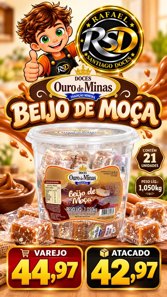 L.Ouro de Minas Beijo de Moça 21un