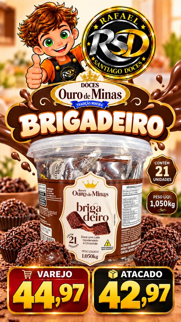 L.Ouro de Mina Brigadeiro 21un