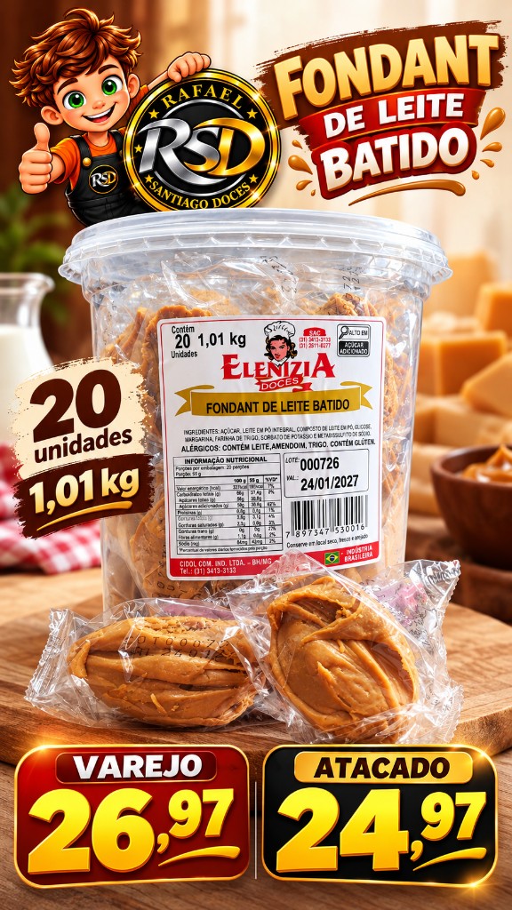 Leite Batido Eleniza 20un