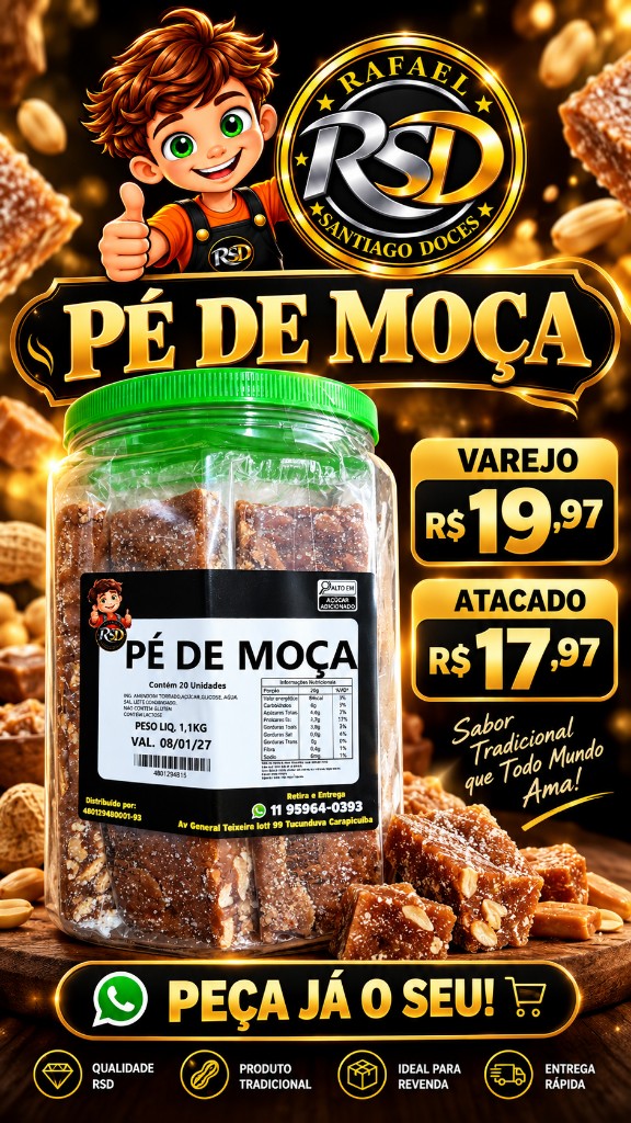 b.Pé de Moça 20un