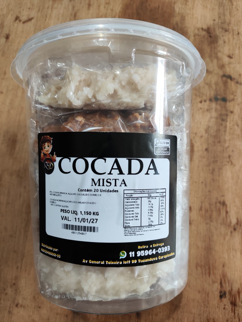 COCADA MISTA 20 un