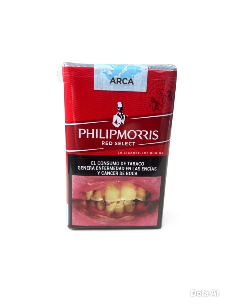 Philip morris red select 20 común