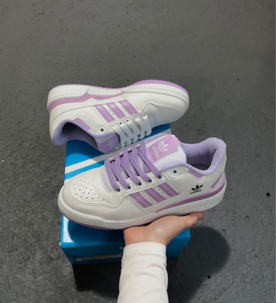 Adidas low lilas y salmón