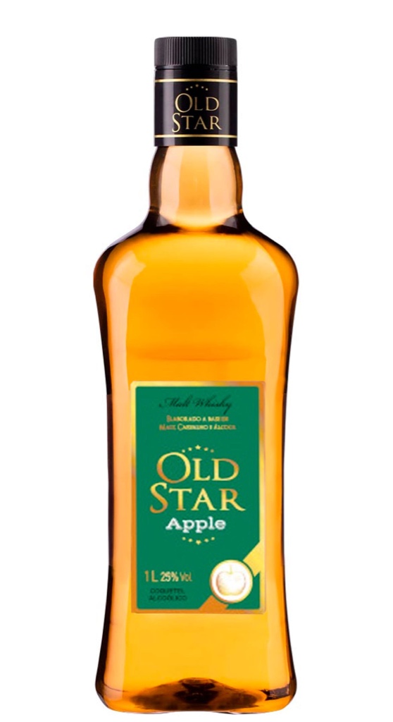 OLD STAR MAÇÃ VERDE 1L