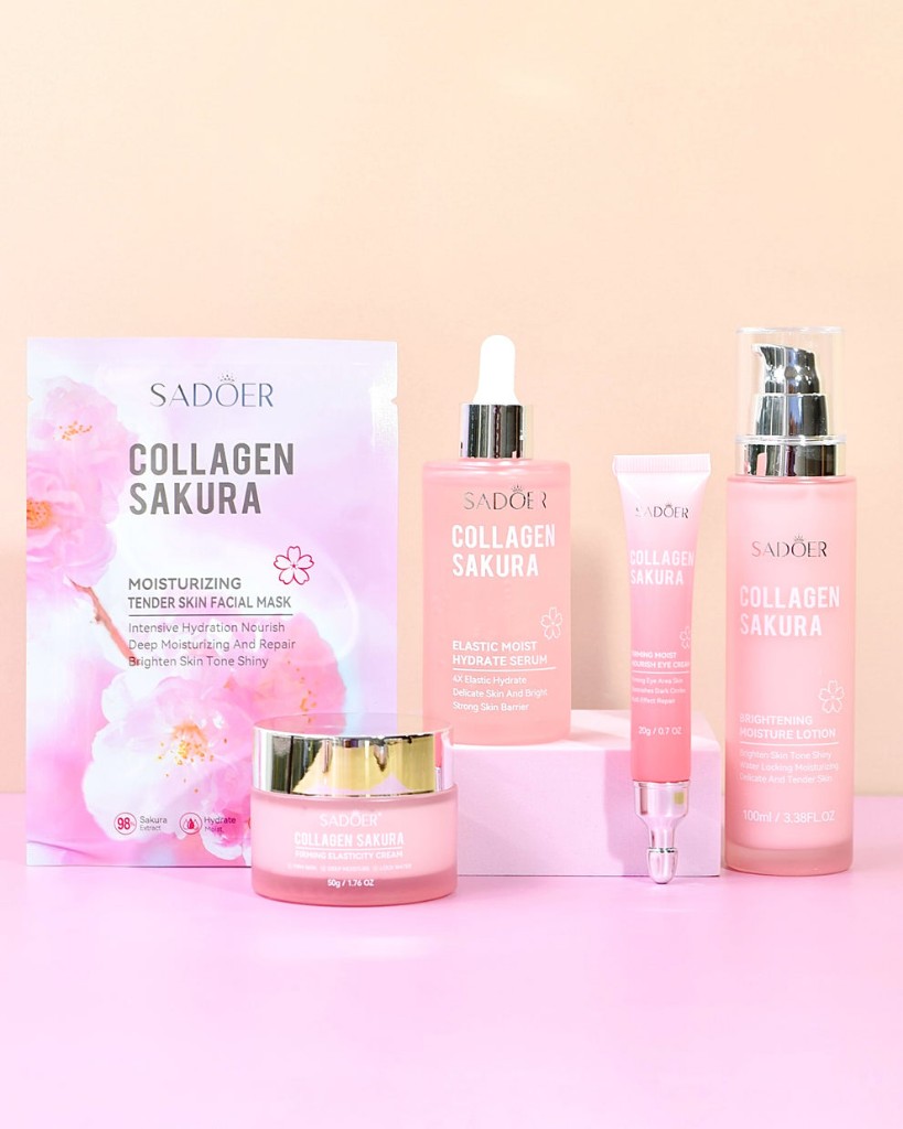 Combo Facial Reafirmante Sakura Colageno Sadoer