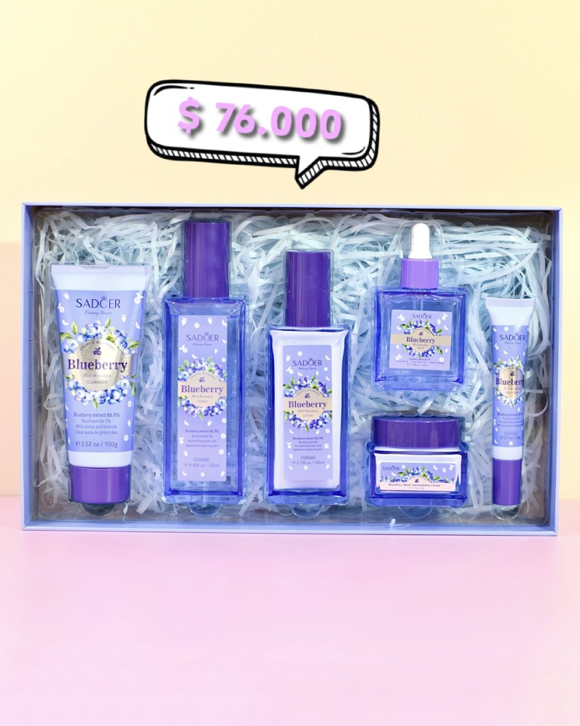 Kit de Lujo BlueBerry Rutina Antioxidante 6 Pasos | Bioaqua