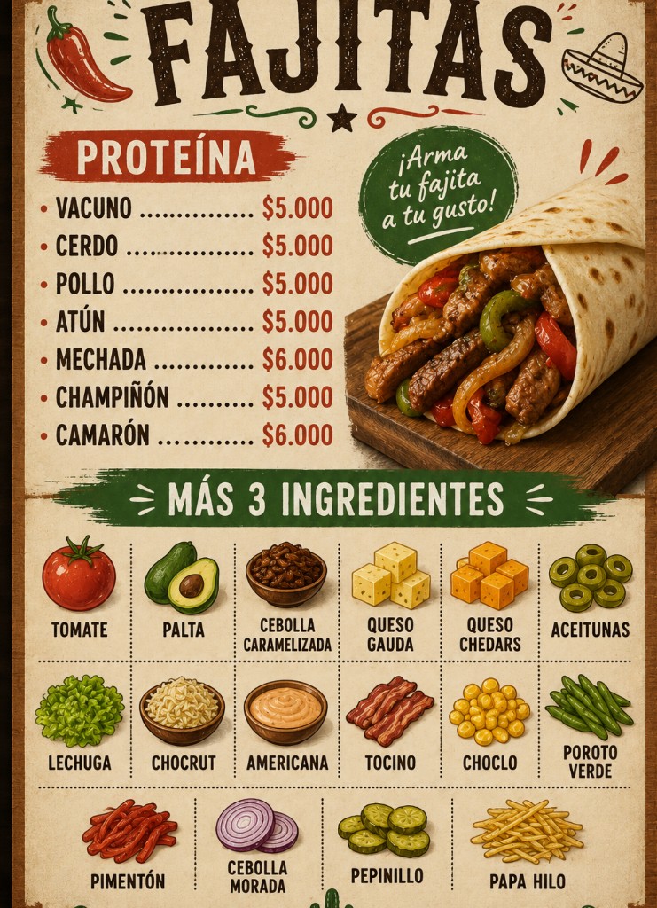 Fajitas mixtas