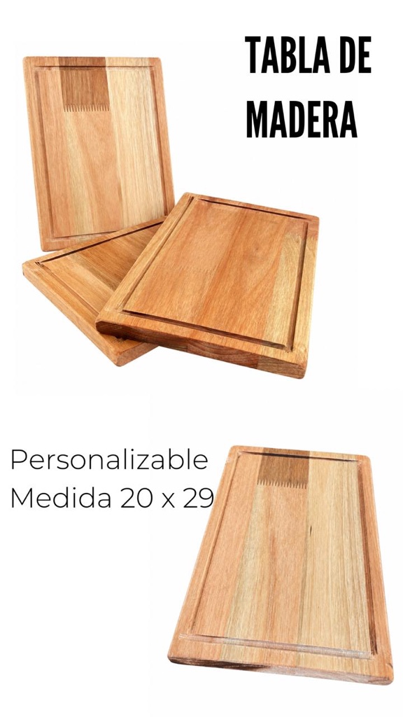 Tablas de madera personalizable