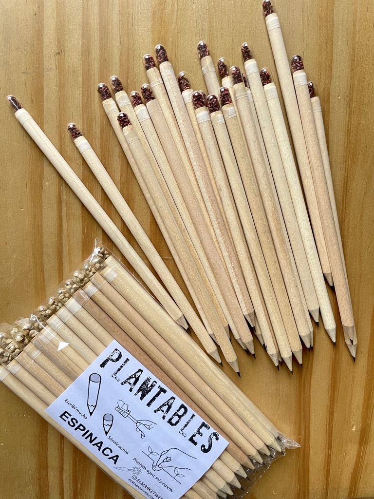 Lápices de madera plantables personalizados